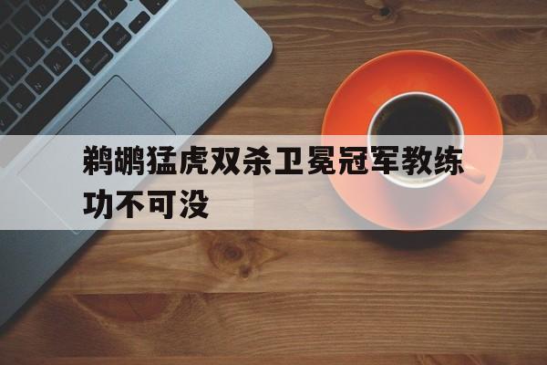 鹈鹕猛虎双杀卫冕冠军教练功不可没的简单介绍